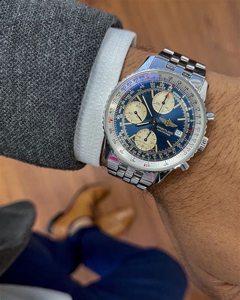 [Breitling] Truly the most mesmerizing blue Navitimer 